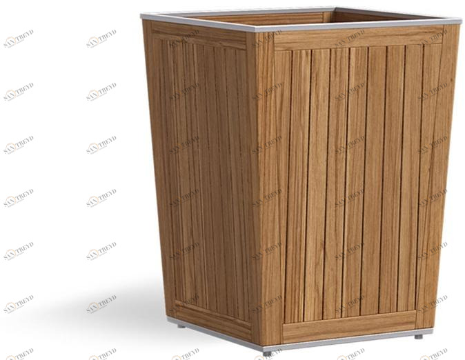 Atmosphera Высокий садовый горшок из тикового дерева Desert De.c1