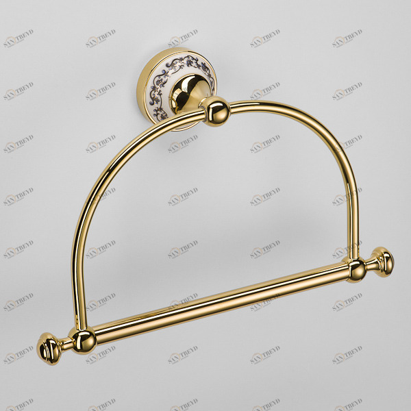Полотенцедержатель полукольцо Schein (Германия) SAINE GOLD 7053025VF sun-id-562010