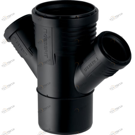 GEBERIT 390.469.14.1 Крестовина Geberit Silent-PP 45° 