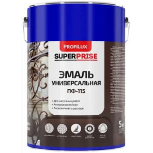 Эмаль Superprice матовая цвет шоколадно-коричневый 5 кг 82560338 STLM-2194748