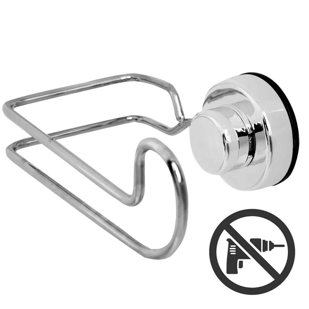 Держатель для туалетной бумаги Sensea «Simply Lock» на присоске без крышки, цвет хром STLM-2083995