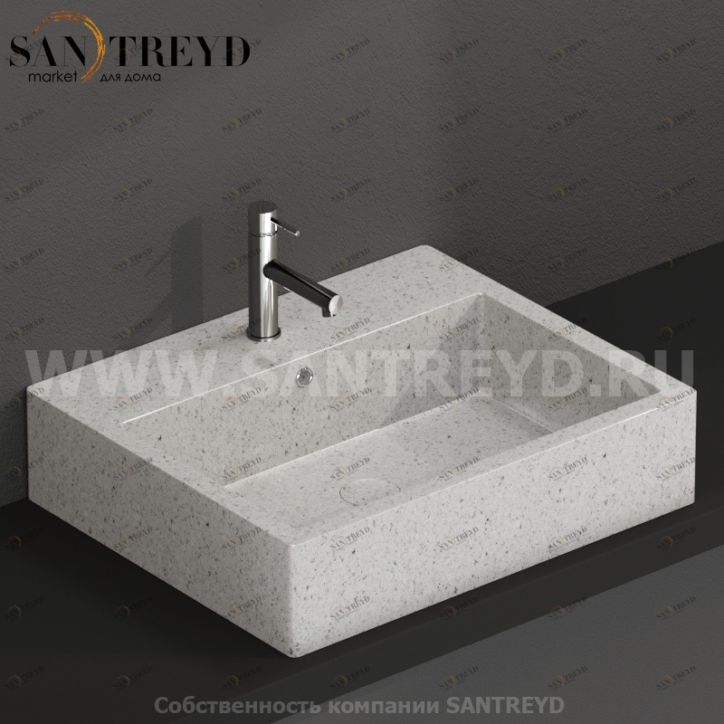 SCQ61GG Подвесная раковина настенная прямоугольная Ceramica Globo  белая 