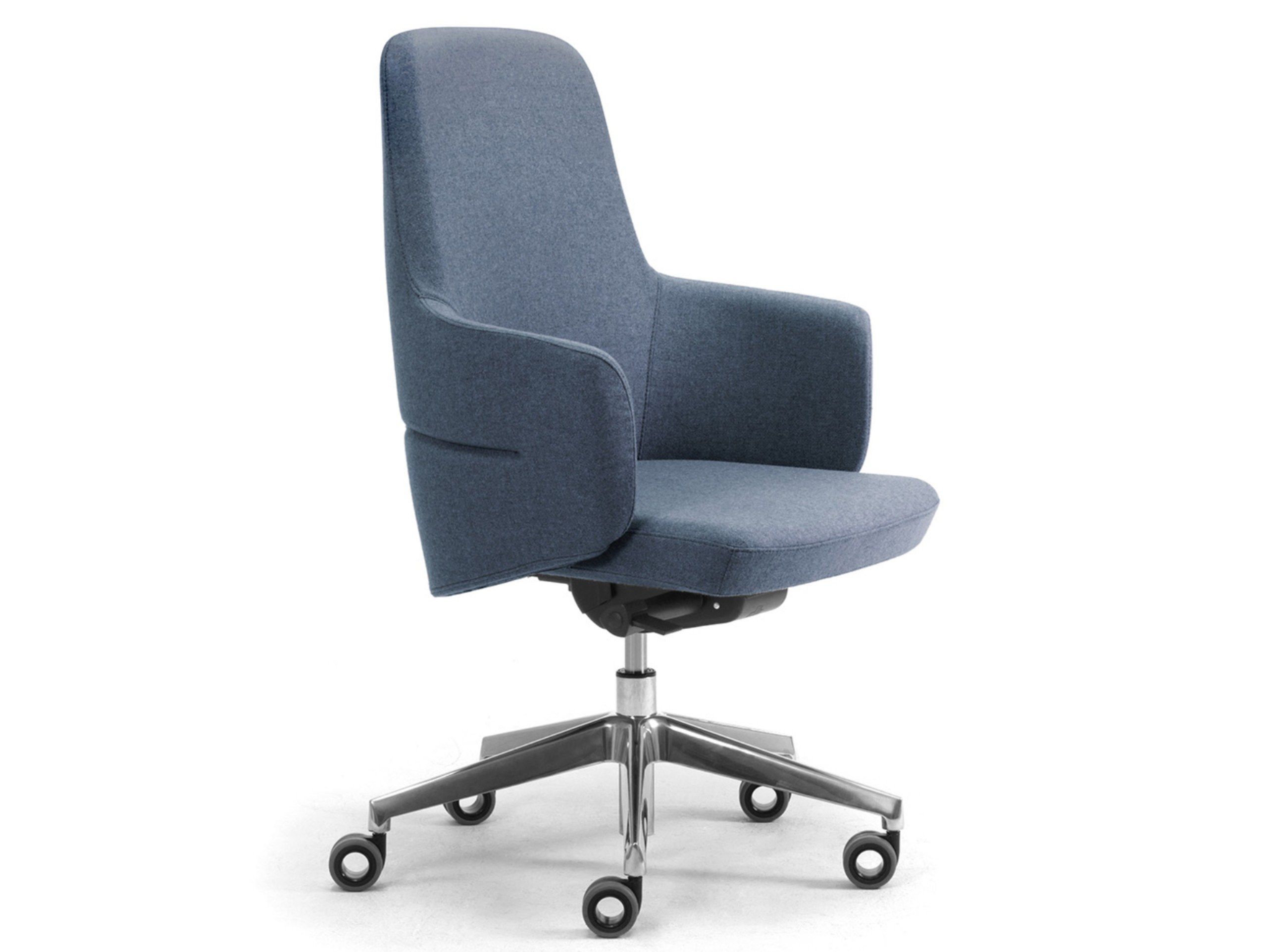 Шерстяное регулируемое по высоте офисное кресло с подлокотниками Leyform ARCH-00083598 - Вид №2