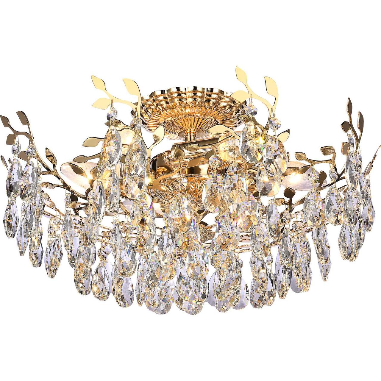 Потолочная люстра Stilfort Sofia 1031/03/06C STILFORT ДИЗАЙНЕРСКИЕ, SOFIA 00-3888521 Золото;прозрачный  - Вид №1