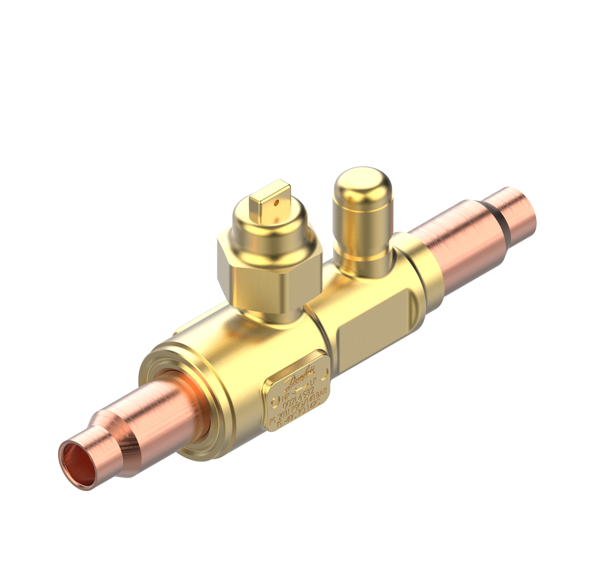 Danfoss GBCT — Запорные шаровые краны для CO2 140 бар GBCT 18s Кран шаровый 009L6419  - Вид №15