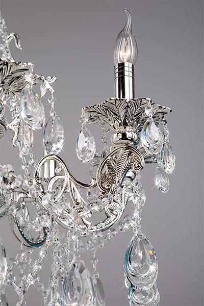 Подвесная люстра Bogates 405/8 Strotskis BOGATES ДИЗАЙНЕРСКИЕ 185813 Хром  - Вид №1