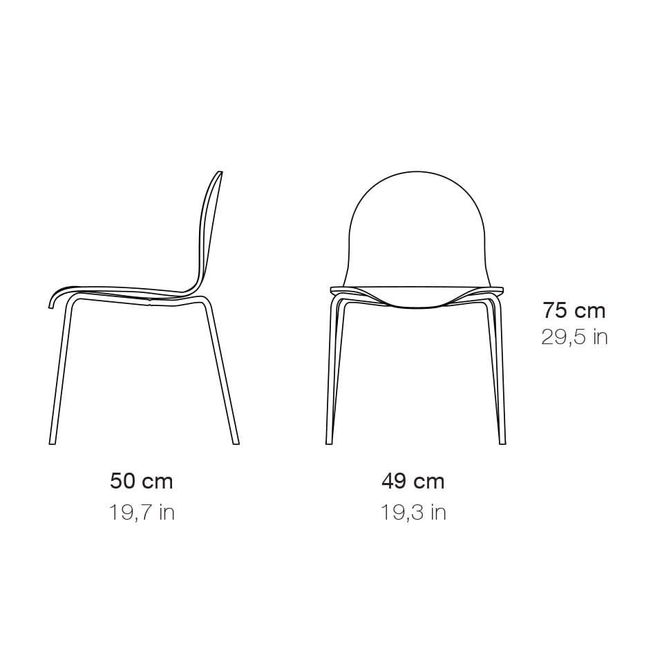 Мягкий штабелируемый стул Branca Lisboa NORMA ARCH-00134244 - Вид №9