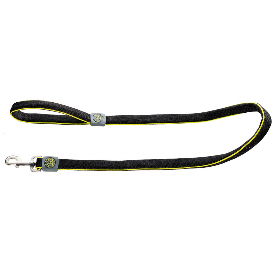 ПР0046587 Поводок для собак Maui 20/140 сетчатый текстиль черный HUNTER 