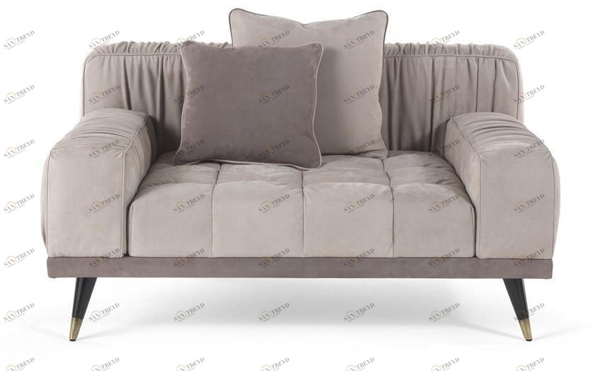 Gianfranco Ferré Home Мягкое кресло из нубука с подлокотниками Highlander Hig.221.b