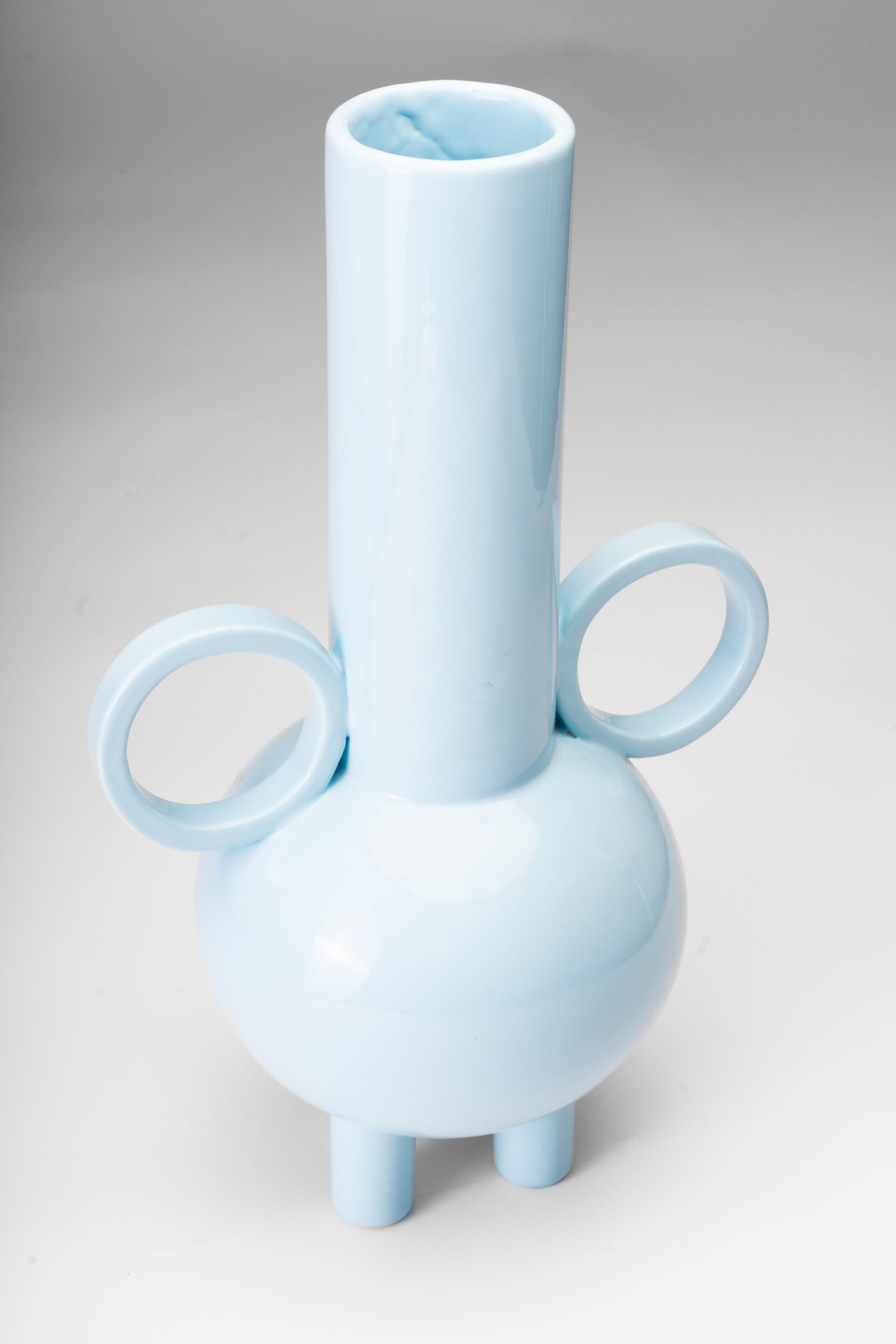 Керамическая ваза ручной работы Paolo Santangelo картезианская ARCH-00135409 - Вид №1