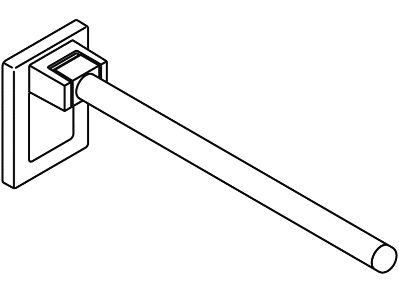 950.50.11090 Откидная опорная рейка моно HEWI Stützen  - Вид №2