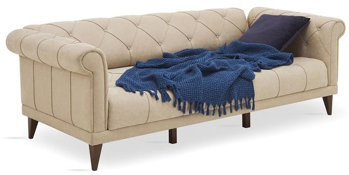 Enza Home Тафтинговый 3-местный диван из ткани Piedra sun-id-1471613 - Вид №4