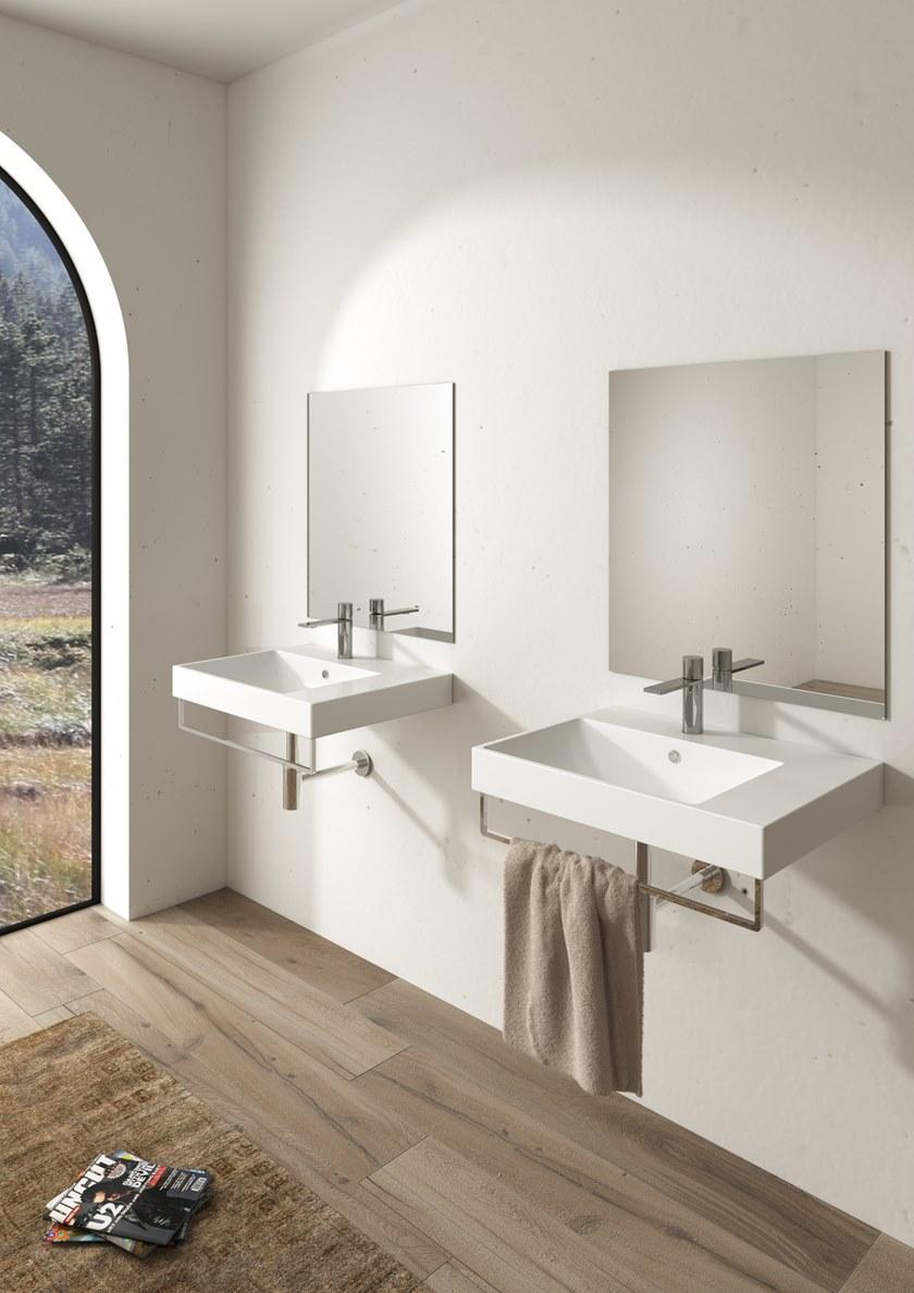 Tue4875101 Подвесная раковина настенная овальная Olympia Ceramica TUTTO EVO белая - Вид №1