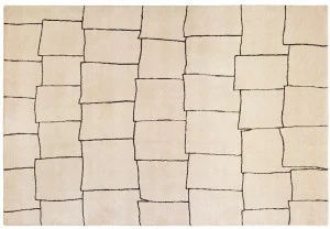 ASPLUND Ковер прямоугольный ручной работы с рисунком Platinum