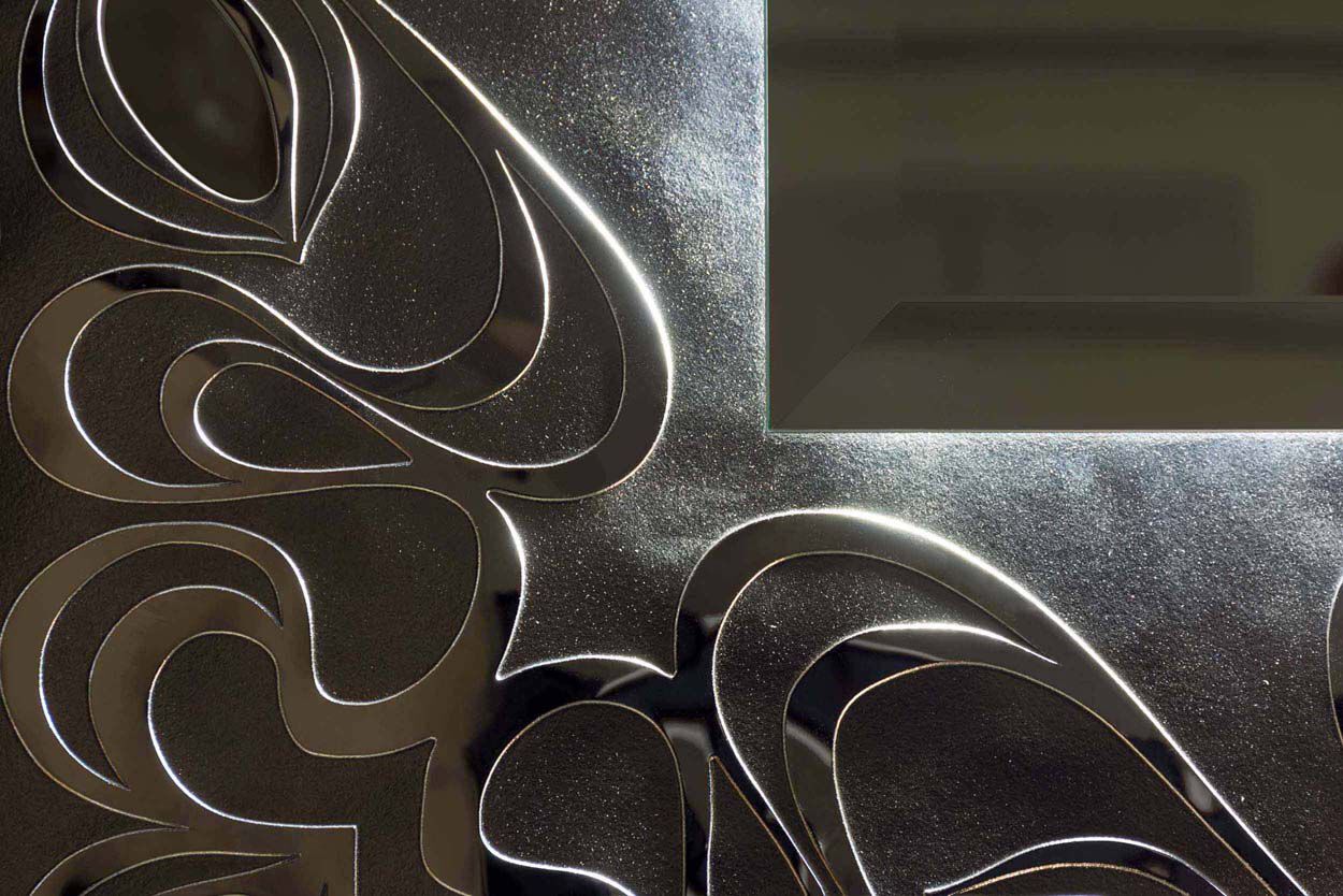 Прямоугольное настенное зеркало с рамкой PlusObject ASSIA ARCH-00054561 - Вид №5