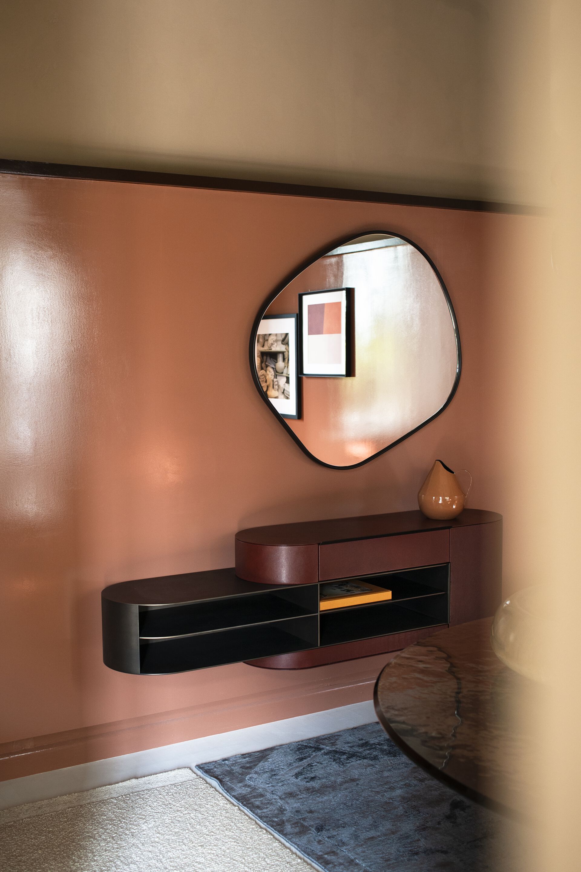 Кожаный подвесной шкафчик Baxter Blend ARCH-00152583 - Вид №3