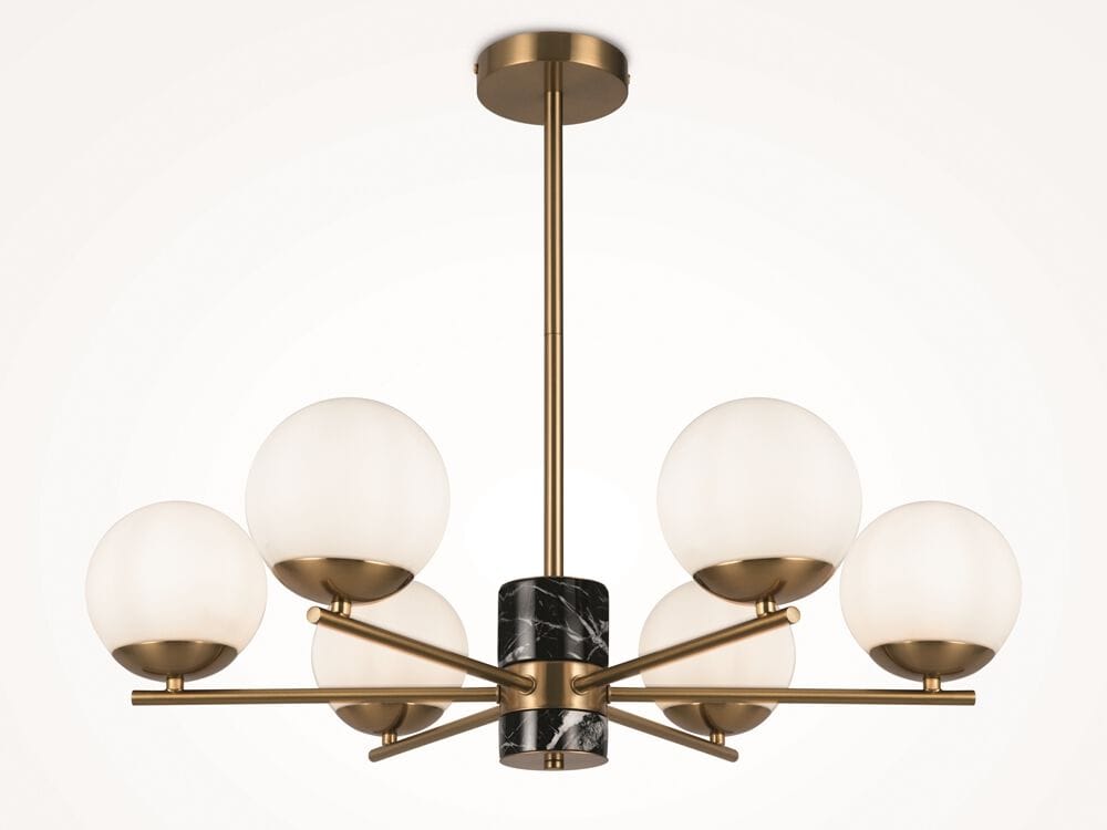 Металлическая люстра Maytoni мрамор ARCH-00079080 - Вид №3