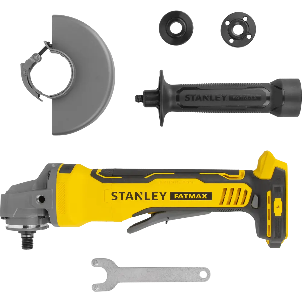 УШМ аккумуляторная бесщеточная Stanley Fatmax SFMCG700B-XJ, 18 В, 125 мм, без АКБ и ЗУ STLM-2110584 - Вид №6