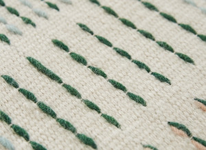 072816 Ковер Composition Green GAN Backstitch