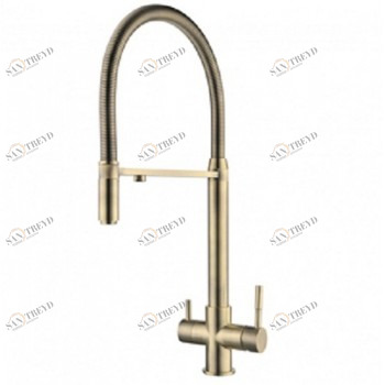 Zorg ZR 337 YF bronze Смеситель для кухни Zorg 586х230 