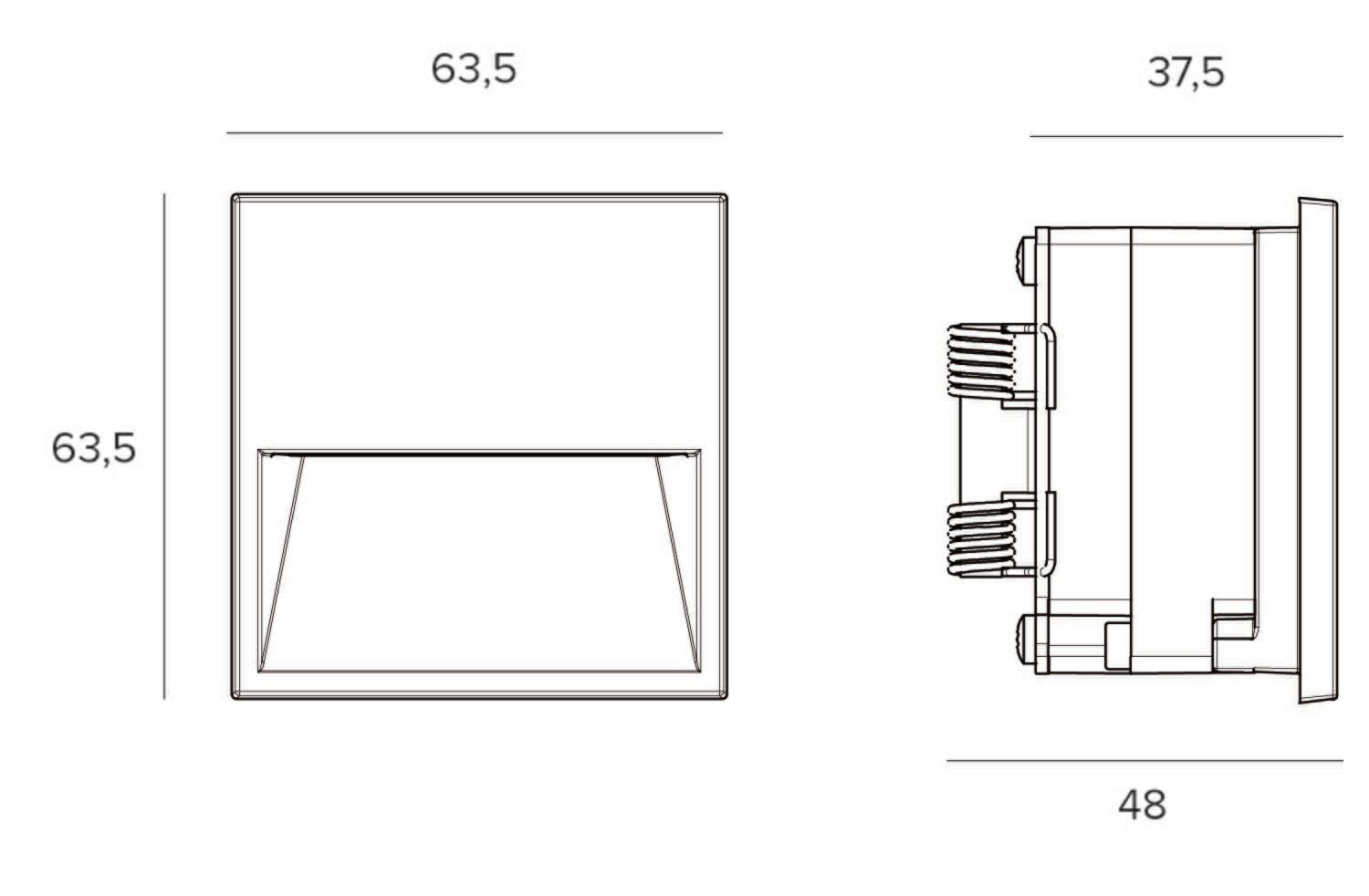 Открытый настенный светодиодный маркер TARGETTI Zedge ARCH-00092191 - Вид №3