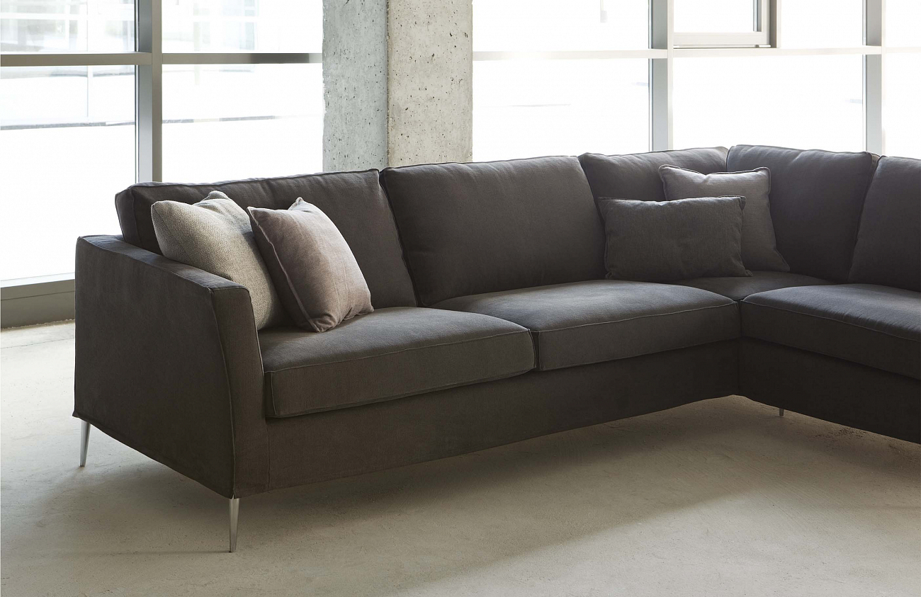 Диван Caprice трехместный прямой светло-бежевый SITS CAPRICE 191925 Бежевый;молочный - Вид №2