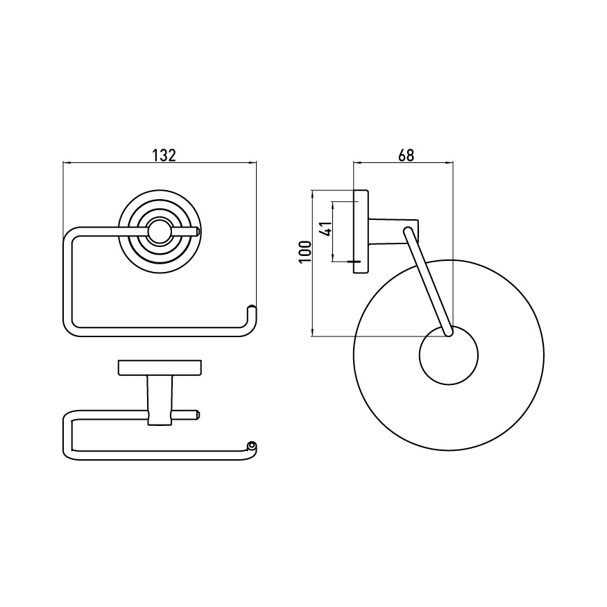 Бумагодержатель / Emco polo Emco Bad sun-id-373378 - Вид №2