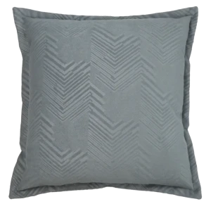 Подушка Азора 43x43 см цвет стальной 88106362 STLM-2187892