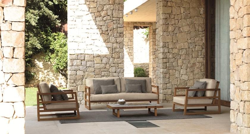 Talenti Прямоугольный садовый стол Alabama iroko Alatc - Вид №1