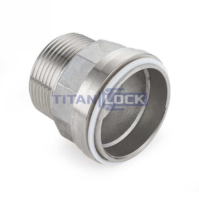 Американка нержавеющая (AISI304) 1/4", ВР/НР TL1/4UFM TITAN LOCK  - Вид №6