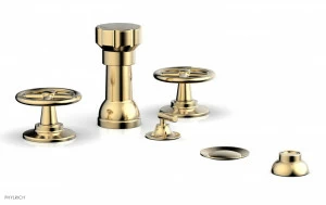 Смеситель для биде WORKS Phylrich  220-60-026 Satin Brass