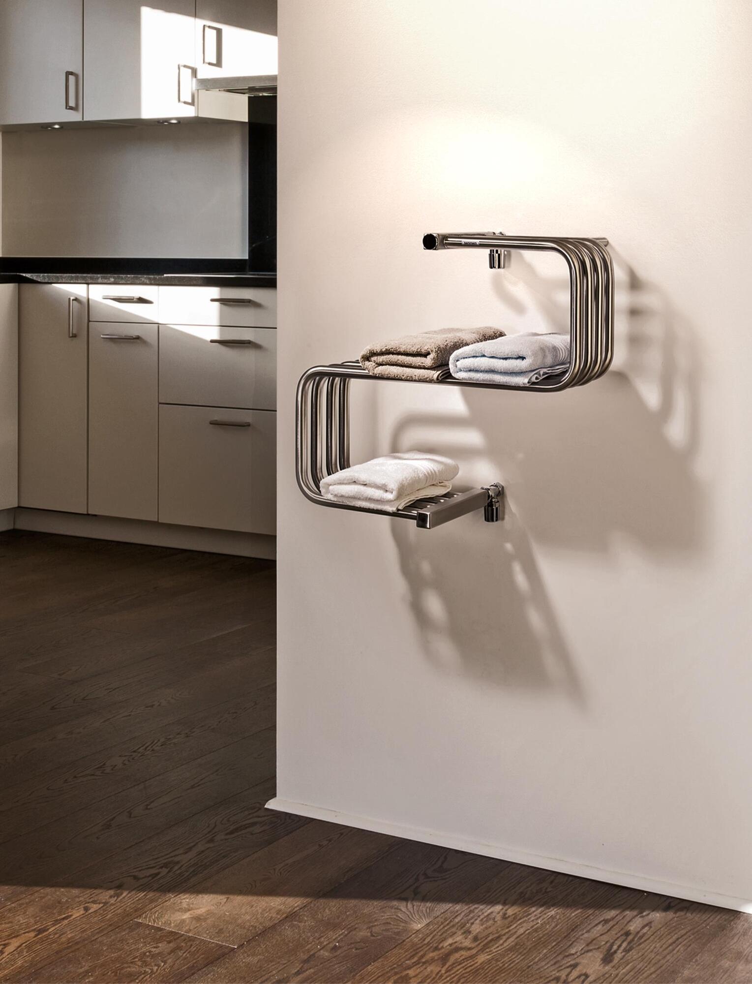 Полотенцесушитель Hammam ASOS Stainless steel  комбинированный; электрический или водяной Сталь  - Вид №24
