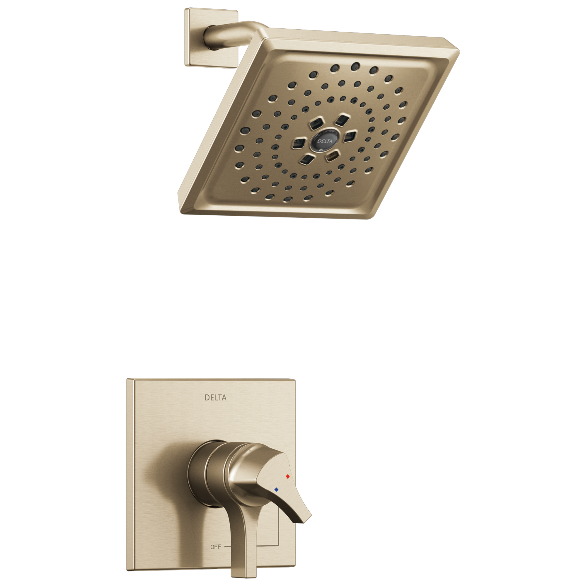 T17274-CZ Накладка для душа Monitor® 17 серии H2Okinetic® Delta Faucet Zura Шампанское бронза 