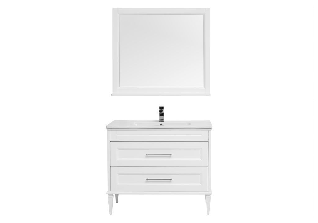 Мебель для ванной Aquanet Бостон М 100 белый 00210628 - Вид №2