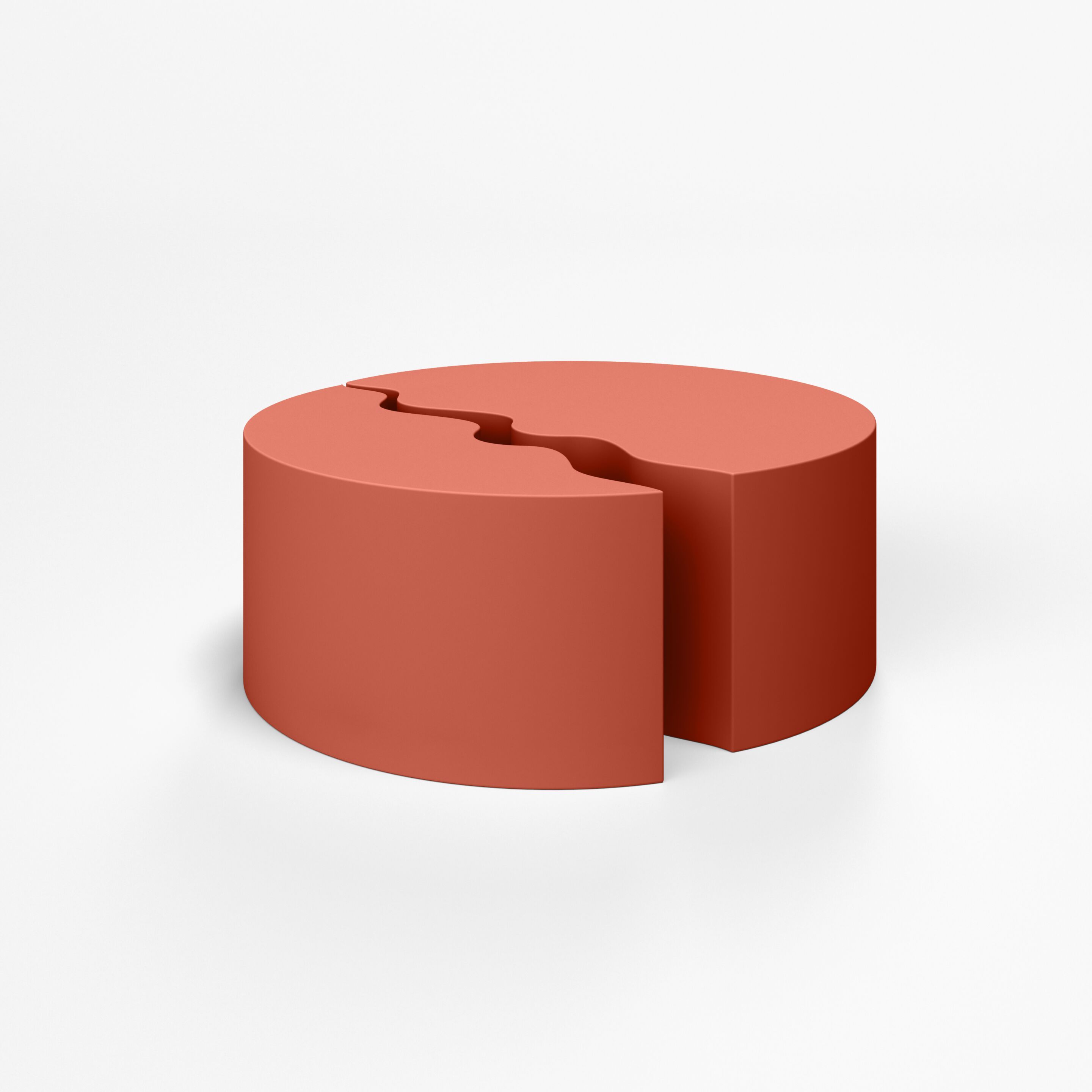 Круглый модульный пуф с пенопластовым покрытием SIXINCH DUAL ARCH-00096567 - Вид №18