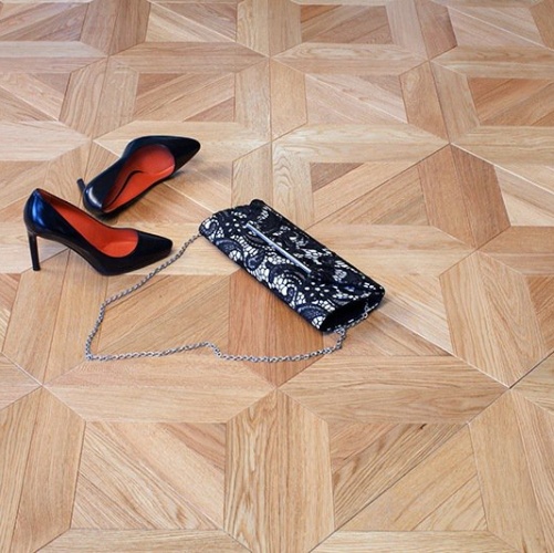 Модульный паркет Marco Ferutti Castello Castello Дуб с брашью (Текстурированная) 450х450 мм 2600600045 - Вид №1