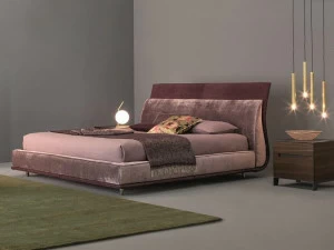 Twils Двуспальная кровать с мягким изголовьем Drop