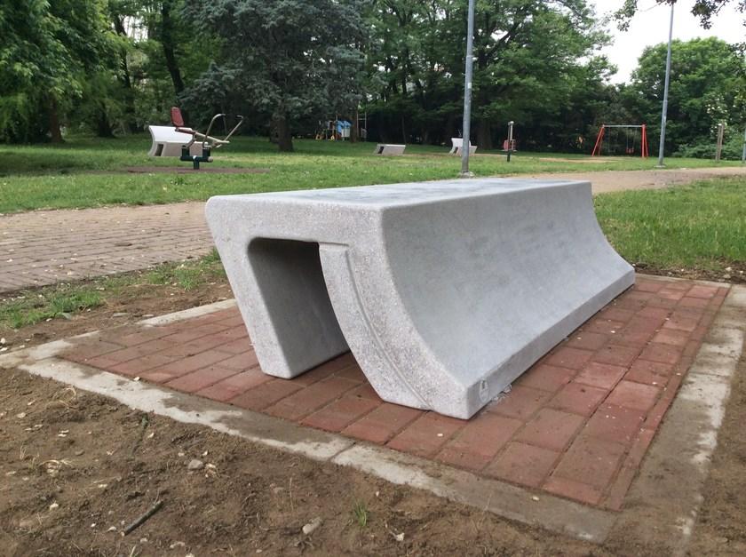 Manufatti Viscio Реконструированная каменная скамья без спинки sun-id-1428234 - Вид №1