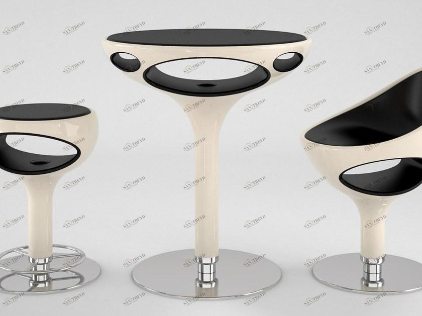 Giovannetti Высокий круглый стол из полиуретана Ring sun-id-1463840