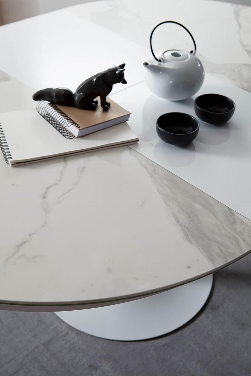 Ozzio Italia Раздвижной круглый хрустальный стол  T310  - Вид №5