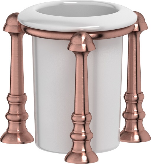 STI 627 Держатель со стаканом настольный 3SC STILMAR ANTIQUE COPPER Treesseci 3SC