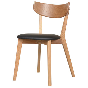 26880200 Стул , pero, pu-кожа, черный Unique Furniture