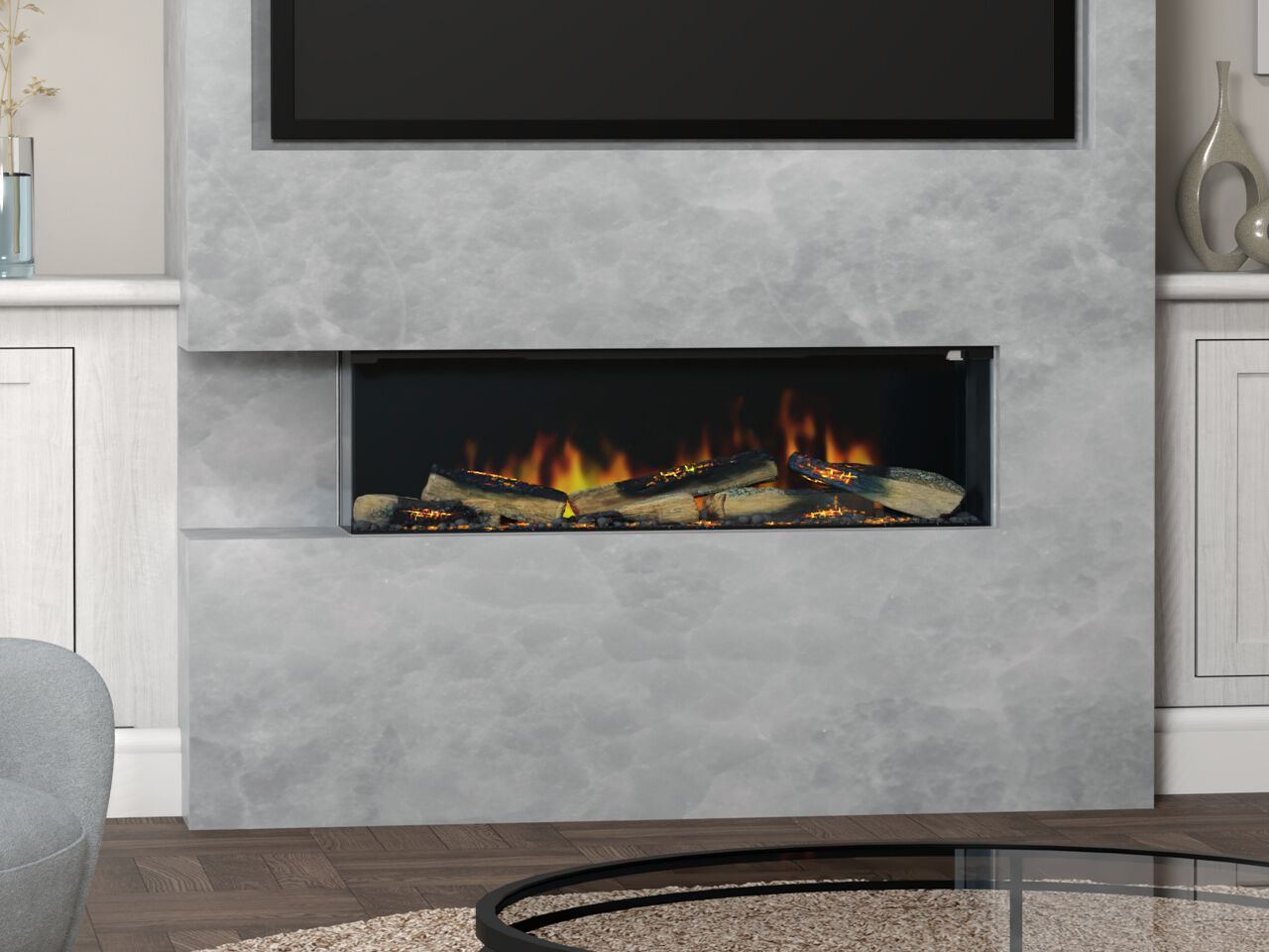 Электрический камин без дымохода BRITISH FIRES Flamerite E-FX ARCH-00132752 - Вид №1