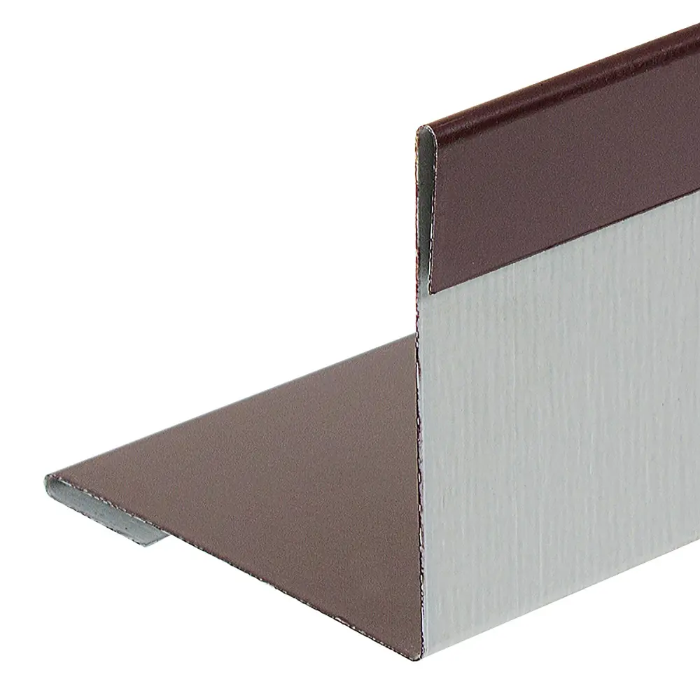 ТЕХНОНИКОЛЬ Внутренний уголковый профиль коричневый для фасадной отделки 18734854 STLM-0012282 - Вид №2