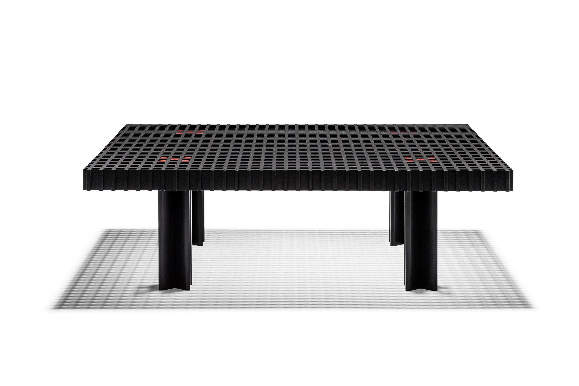 Квадратный журнальный столик из массива дерева Poltrona Frau коллекция-столы и стулья ARCH-00119806 - Вид №20