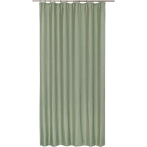 Штора на ленте 160х260 см цвет зеленая с точками 18707864 STLM-2037203