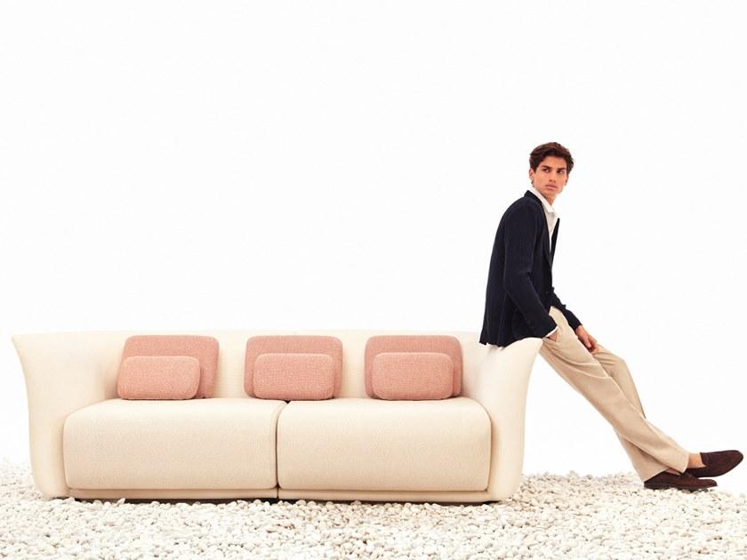 VONDOM Садовый диван из модульной ткани Suave sun-id-1385905 - Вид №2