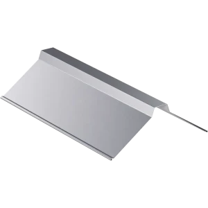 Планка конька плоского 30x115x2000 мм 0.4 мм RAL 7004 серый