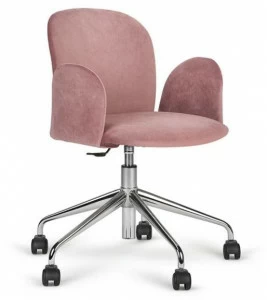 Paged Регулируемое по высоте офисное кресло из ткани на колесиках April April 5