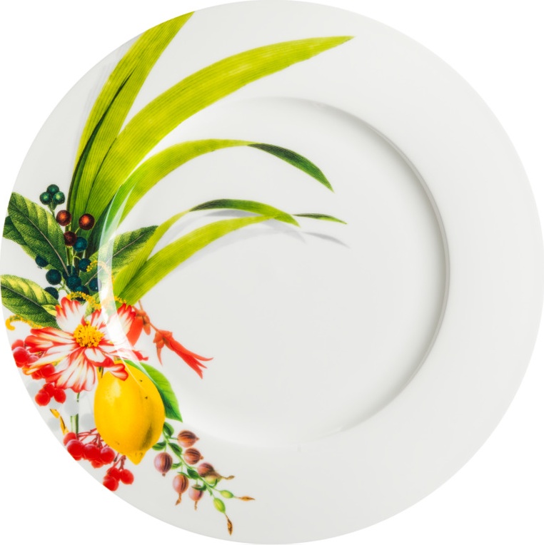 10577393 Rosenthal Тарелка подстановочная с бортом Rosenthal Фруктовый сад 33см, фарфор Фарфор 